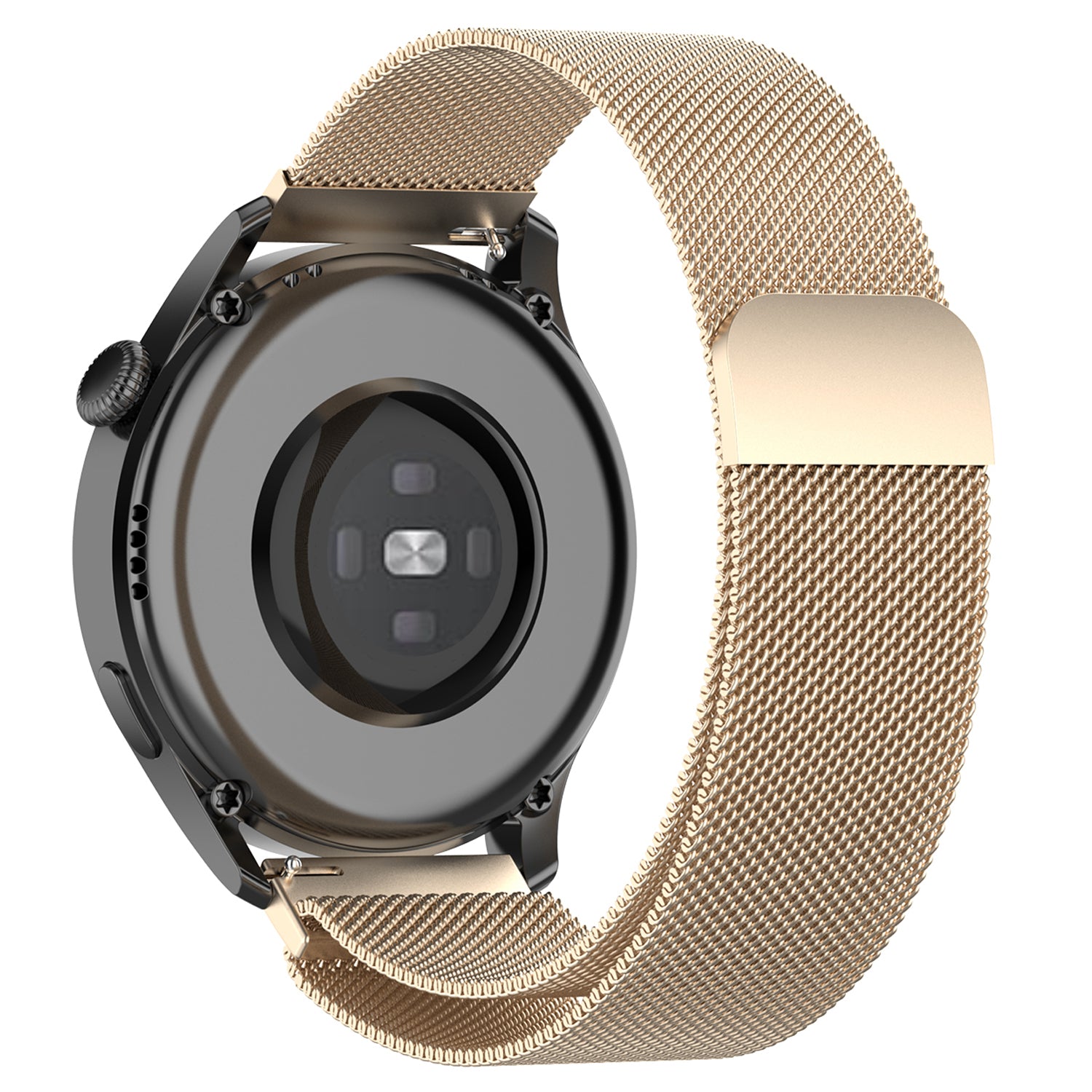 22mm Magnetic Closure Milanese Wristband Breathable Watch Strap Replacement for Huawei Watch GT3 46mm Samsung Gear S3 Frontier Classic 22mm Magnetic Closure Milanese Wristband Breathable Watch Strap Replacement for Huawei Watch GT3 46mm Samsung Gear S3 Frontier Classic